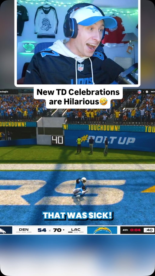 New Madden 27 Celebrations are hilarious😭 #madden27 #madden #gaming #thegoosetv #reels