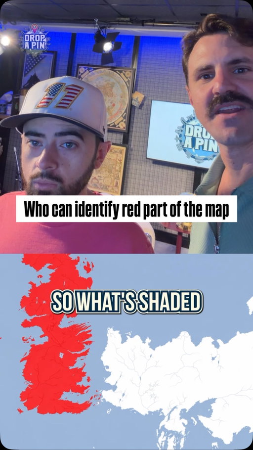 Who can identify red part of the map?