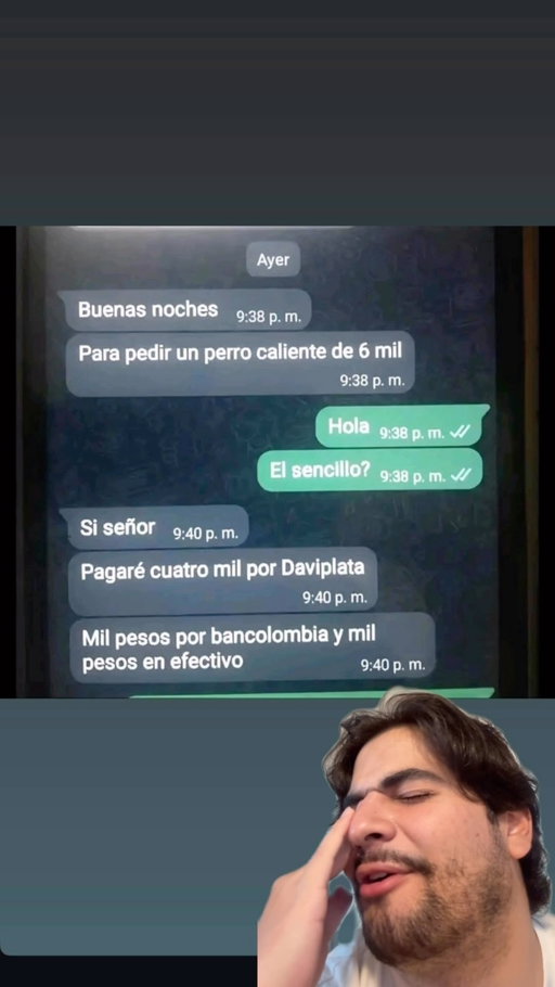 La vaina está delgadita, vamos a darle ese perro al man