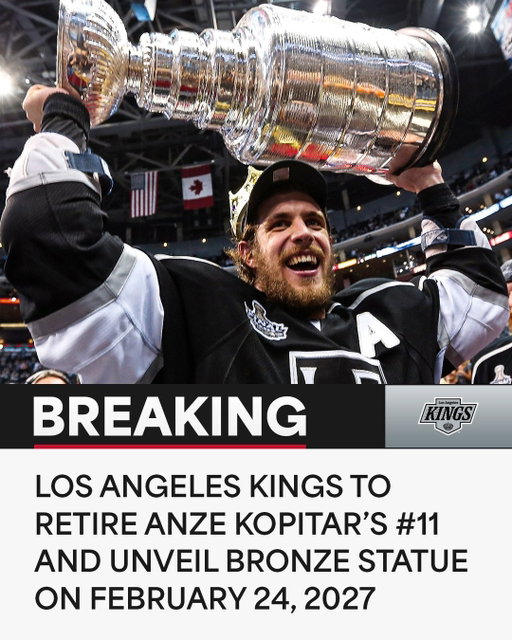 No. 11 is headed to the rafters in Los Angeles 👑
