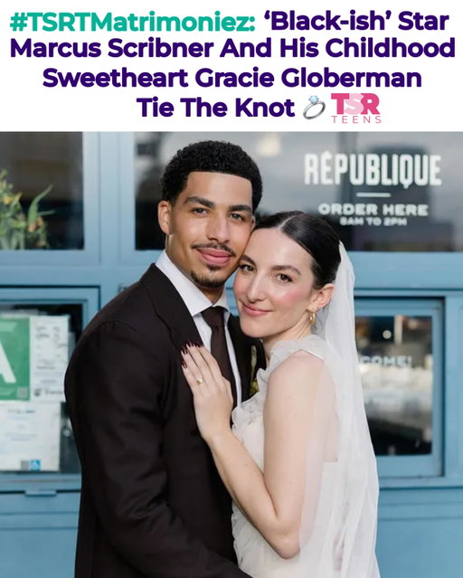 #TSRTMatrimoniez: Congratulations are in order for Marcus Scribner and Gracie Globerman! 💍 The ‘Black-ish’ star and his childhood sweetheart tied the knot in a dinner-party ceremony at République in LA. 
_____________________________________
The pair first met in sixth grade at Emerson Middle School in Los Angeles. “I remember seeing her during one of our lunches over at the benches, thinking, ‘Who is that?’” Marcus recalled to @voguemagazine 
_____________________________________
While they didn’t date back then, the two reconnected years later, and the rest is history ❤️ ( 📸: @vogueweddings @jennymarkhamphoto ) ✍🏾: #TSRStaffTC