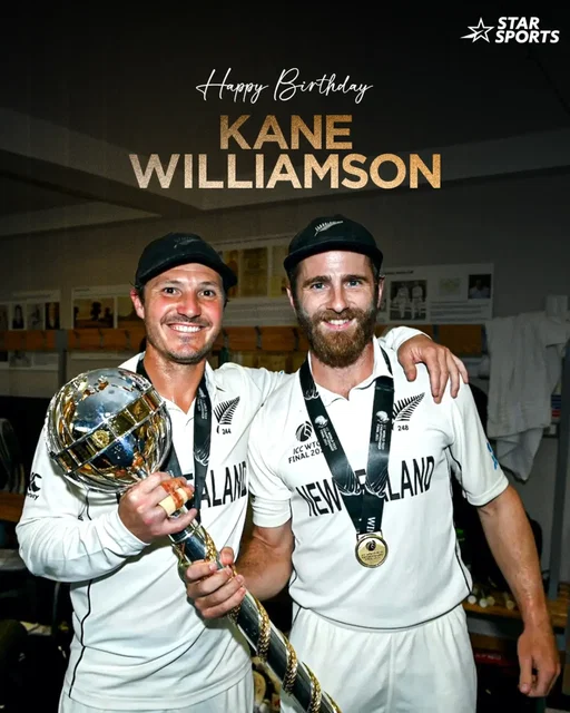 A master with the bat. A true gentleman by nature. Happy Birthday, Kane Williamson! 🎂🎉🥳

#KaneWilliamson