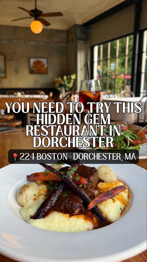 POV: You find a restaurant that’s so good you’re already planning your next visit before you leave. 🤤

If you’re looking for one of the best restaurants in Dorchester, Boston, add @224bostonstreet to your list.

We started with cocktails and an appetizer that completely stole the show: the pistachio pesto Brussels sprouts. I don’t say this lightly, but they were one of the best appetizers I’ve had in Boston.

For our entrées, we ordered the braised short rib and the chicken Milanese, and both were cooked perfectly and packed with flavor. Then we wrapped up dinner with a crème brûlée that was the perfect sweet ending.

Whether you’re planning a date night, celebrating with friends, or just searching for a great place to eat in Boston, Boston 224 is absolutely worth the visit. Shoutout to @restaurant_scout for the great company! 

📍Boston 224
📍Dorchester, Boston, MA

Have you been to Boston 224? If not, what’s your favorite restaurant in Dorchester that I should try next? ⬇️

#BostonFood #BostonRestaurants #BostonFoodie