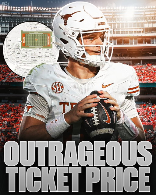 NEW: The Ohio State vs. Texas showdown is already breaking the bank🤯

The cheapest tickets for the Week 2 blockbuster in Austin are sitting in the $550+ range, while premium lower-level seats are pushing well past $2,000 on the resale market. 

With two national title contenders meeting in one of the biggest non-conference games of the season, it’s shaping up to be one of the hottest tickets in all of college football.

Would you pay that much to be there? ⬇️