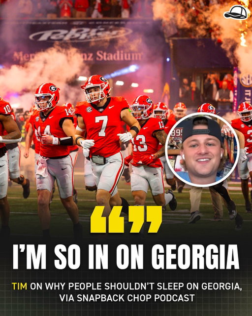 Don’t sleep on Georgia this season! 🐶

(Link to preorder The 2026 CFB SparkNotes in @timmy_takes bio 🚨)