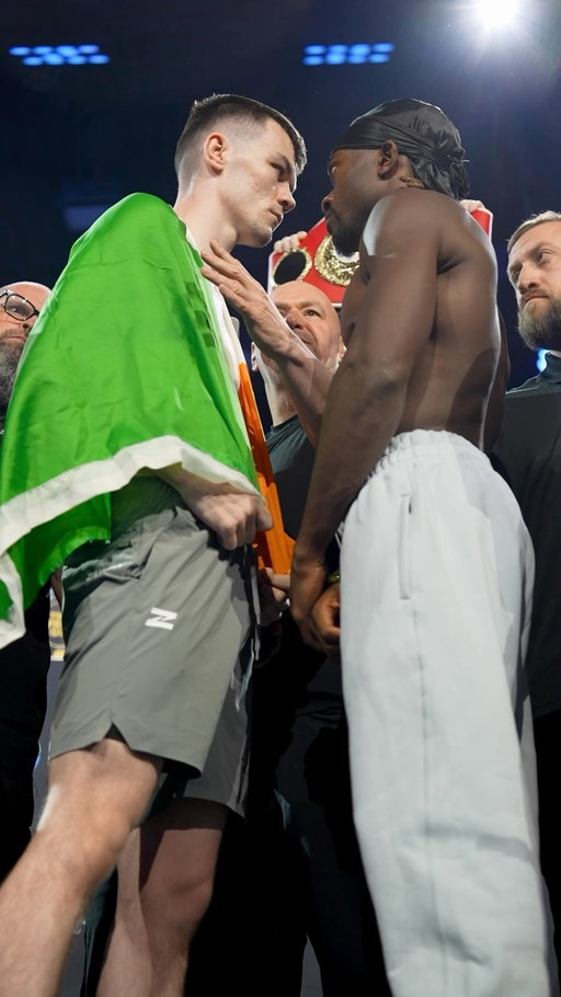 LOCKED IN FOR THEIR MAIN EVENT 👀

@AaronMck99 vs @EtinosaOliha meet with the World Middleweight Title on the line at #ZuffaBoxing10!

📺: @ParamountPlus