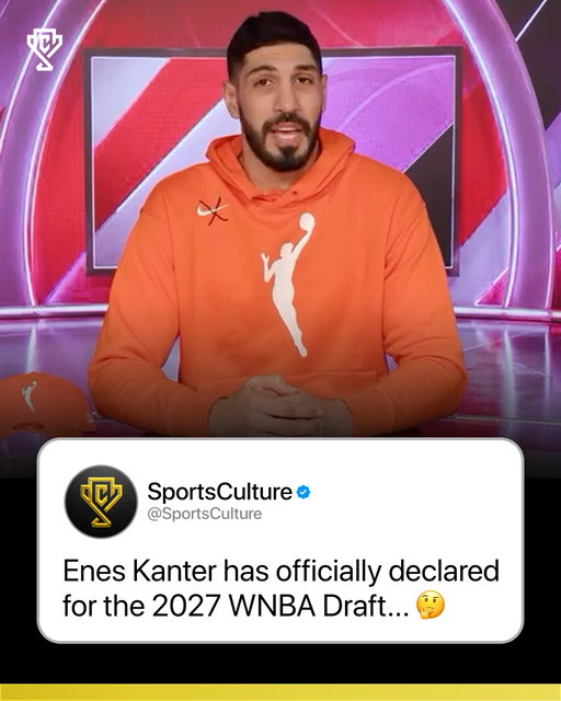 Enes Kanter’s crazy for this one bro 😭

Enes Kanter Freedom has once again found himself at the center of a viral sports conversation after announcing that he’s declaring for the 2027 WNBA Draft. The former NBA center said he and his team reviewed the league’s eligibility guidelines before making the declaration, framing it as a statement about how current rules should be applied. The announcement immediately exploded across social media, with fans debating whether it was a serious legal challenge, political commentary, or simply an attempt to generate headlines.

The reaction has been as polarized as expected. Some people have praised Kanter for raising questions about league policies, while others have criticized the move as a publicity stunt rather than a genuine attempt to compete in the WNBA. Regardless of where fans stand, the announcement has become one of the most talked-about stories in basketball today, sparking thousands of comments across social media and sports forums.

Whether anything ultimately comes from the declaration remains to be seen. Declaring for a draft does not guarantee eligibility, selection, or a roster spot, and the WNBA has established eligibility rules that govern who may enter the draft. Still, Kanter’s announcement has succeeded in doing one thing: putting the spotlight on the league’s policies and creating another viral moment that has the sports world talking.

Follow US (@sportsculture) to stay tapped in if you love sports 🔥