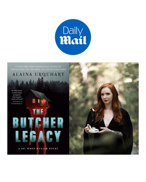 FREAKING OUT!!!!! I’m so pumped to be going into pub week with this @dailymail review for THE BUTCHER LEGACY! Thank you so much to the Daily Mail team—I’m honored to see this kind of love for Dr. Wren Muller 📚🖤