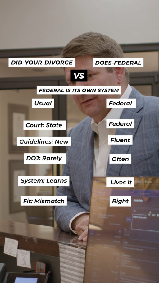A lawyer can be great at what they do and still not be the right fit for every case.

Federal cases require a deep understanding of federal procedures, sentencing guidelines, investigations, and how prosecutors build cases.

The system you’re in matters. Make sure your legal team knows how to navigate it.

#FederalLaw #FederalCriminalDefense #CriminalDefenseAttorney #LegalEducation #WestTexas #KeithAndLorfing #WestTexasTough