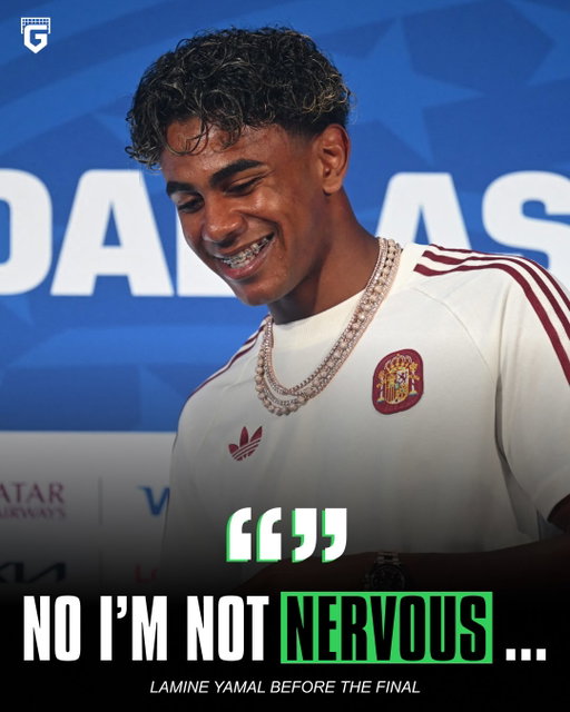 Lamine Yamal revealed his thoughts before the World Cup final...

🗣️ “No, I’m not nervous. In my mind, losing is not an option. I can already see myself lifting the trophy.”

The confidence and belief at only 19 years old 😤

Losing was never an option... 👑