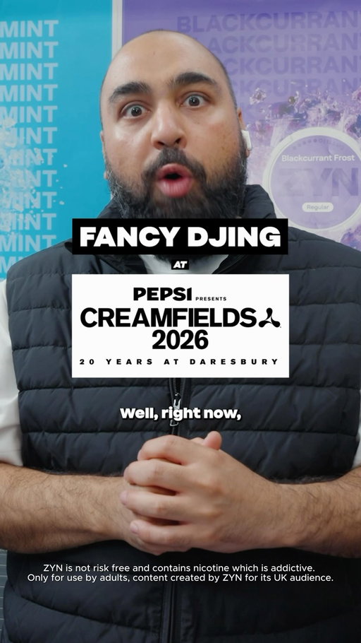 play a set at BOSSMANS x Pepsi MAX presents
Creamfields 🎧🔥​

one DJ is getting the chance to play the most iconic
party... think you’ve got it?​​

👉 follow @zyn_unitedkingdom​
👉 comment to enter​
👉 DM us your mix, link or video​

no dead tunes. BOSSMAN’s listening.​

@creamfieldsofficial @mixmag @asimc 

entries close 23:59, 16 Aug.​

open to UK residents aged 18+ who are existing adult nicotine
users. one entry per person. winner selected at random and
contacted by @zyn_unitedkingdom only. travel,
accommodation and any other costs are not included. this
giveaway is not sponsored, endorsed, administered by or
associated with Instagram. full T&Cs in bio.​