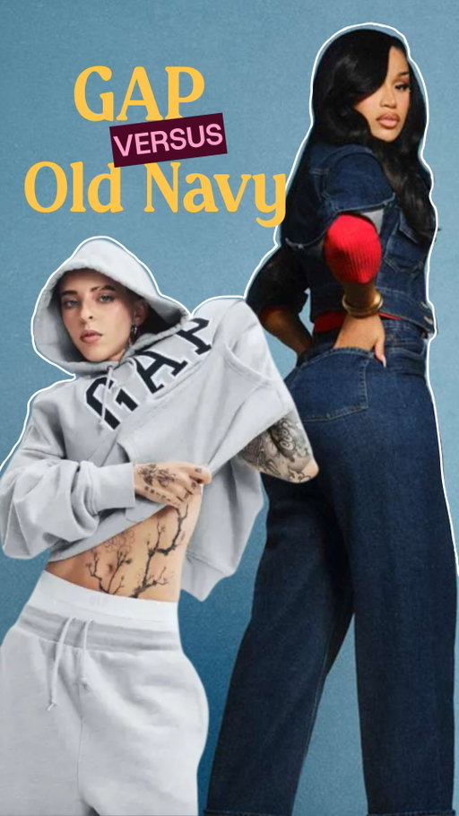 @gap and @oldnavy are owned by the same company (@gapinc), but only one of them gets to make artsy work.

It comes down to size. Gap is small enough that a niche swing doesn't hurt the business. Old Navy is more than half the company, so it has to reach the masses.

#advertising #marketing #branding #adcampaigns