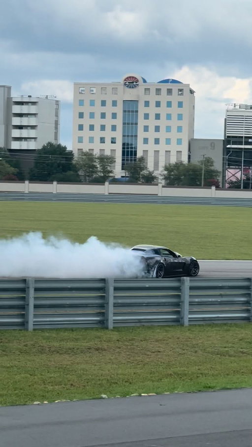 We had the pleasure of updating a fair amount of things in @alex_bowman’s C6 drift car for him recently and went down to NC to make sure all was well on his first test day with it.  We were fortunate to be able to test in both the wet and dry, on and off the nitrous and Alex was crushing it out there lap after lap.  We’re looking forward to continue to develop this car with him as more updates are already in the works. 💪🏼. We will share more on what we changed and will be changing in the future.  #driftcar #c6 #prodrift