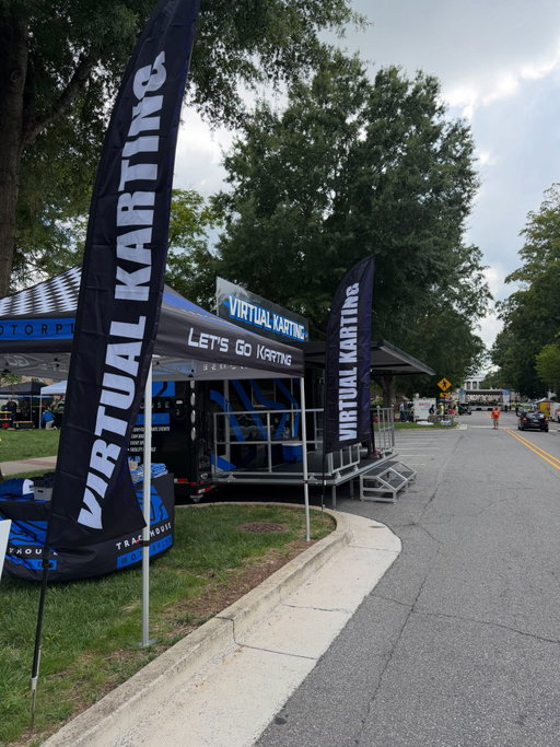Bringing Trackhouse Motorplex to you virtually!

Come race with us at Friday After 5 in Downtown Statesville and see what the Trackhouse Motorplex experience is all about! 

Want to bring the racing experience to your next event?
Call **704-696-2926** for booking inquiries.