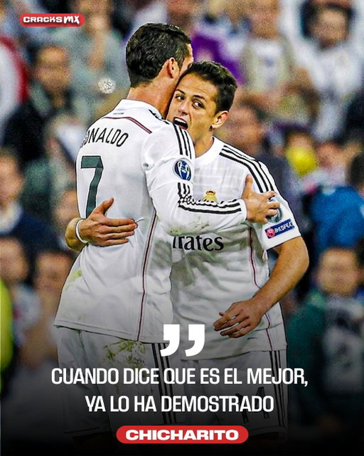 🇲🇽🔥 DEMOSTRÓ SER EL MEJOR 

Chicharito habló sobre Cristiano Ronaldo en el podcast RioMeets y destacó la enorme confianza que siempre ha tenido el portugués.

🗣️"La gente no entiende que siempre ha tenido que luchar".