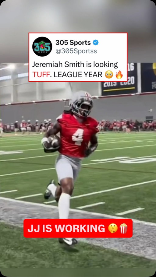 JJ is BACK. LEGACY SEASON 😤🔥 @primetimejj_.4 

Jeremiah Smith is putting in work at Ohio State fall camp. Year 3 is here.

(via X/Patrick Murphy, Chase Brown, JuckonBucks, DillonDavis56)