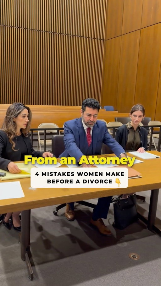 4 mistakes women make before filing for divorce... 🛑

1. Tipping off their spouse before securing financial records. 📁

2. Leaving the marital home without a legal strategy or agreement in place. 🚪

3. Closing or clearing out joint bank accounts prematurely. 💳

4. Failing to consult an experienced attorney before making major moves. 💼

Protecting your future starts before you ever step foot in a courtroom. Preparing quietly and strategically makes all the difference. ⚖️

Are you planning your next steps? Drop a comment below or tap the link in bio to schedule a private consultation with our team. 💬🔗 (Educational content only, not legal advice.)

#DivorceAttorney #FamilyLaw #WomensRights #DivorceTips #LegalAdvice #LawyerTips #FinancialProtection #DivorcePreparation #FamilyCourt #LegalHelp ⚖️🚨📁💼💬🔗