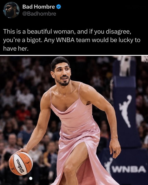 Enes Kanter putting up Wilt numbers in the WNBA 💀