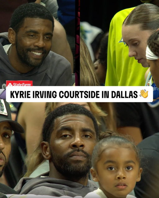 Your favorite player’s favorite player 🤝

@dallasmavs star Kyrie Irving is courtside showing support for the @dallaswings and longtime friend and mentee Paige Bueckers.

GSV-DAL | ION