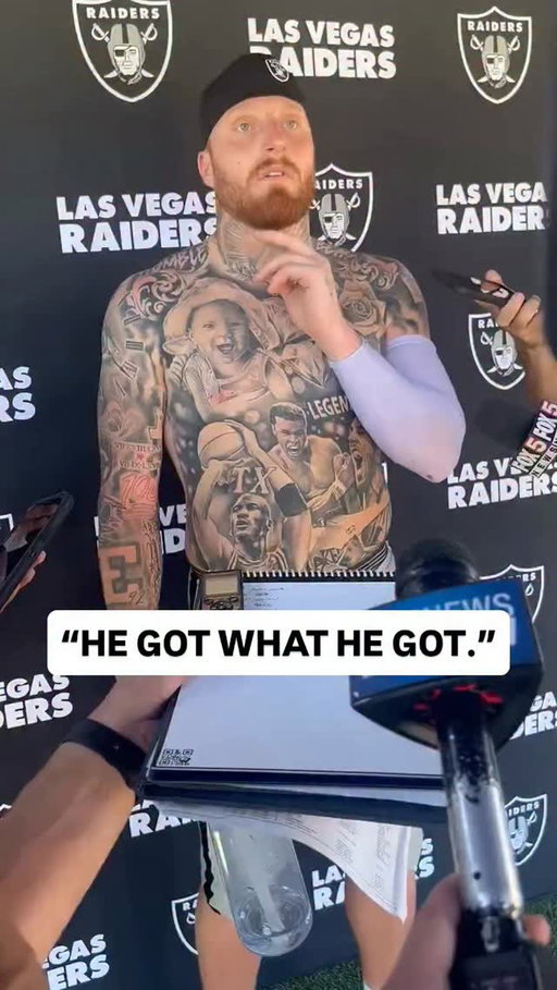 Maxx Crosby gets straight to the point when asked about his recent altercation with Kirk Cousins during the Raiders’ training camp practice.

(via X/loganreever)