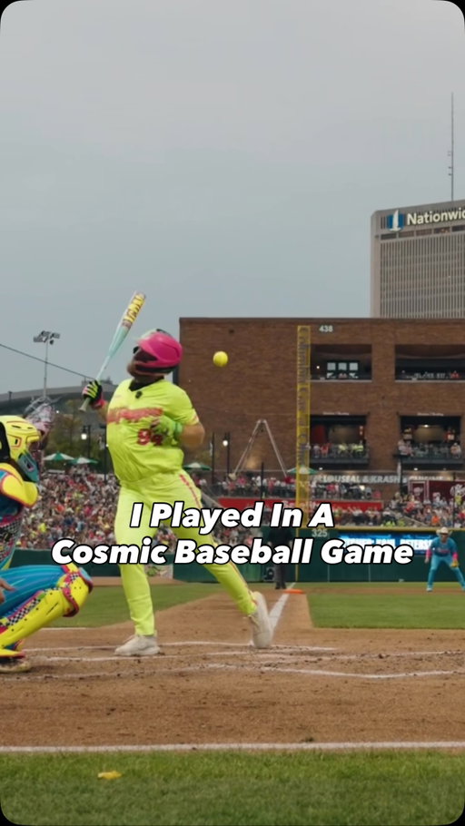 We took a trip to Columbus, OH and played in a Cosmic Baseball game with @austin.schultz . New vid is live today at 1:00 Eastern on our YouTube!

#cookem