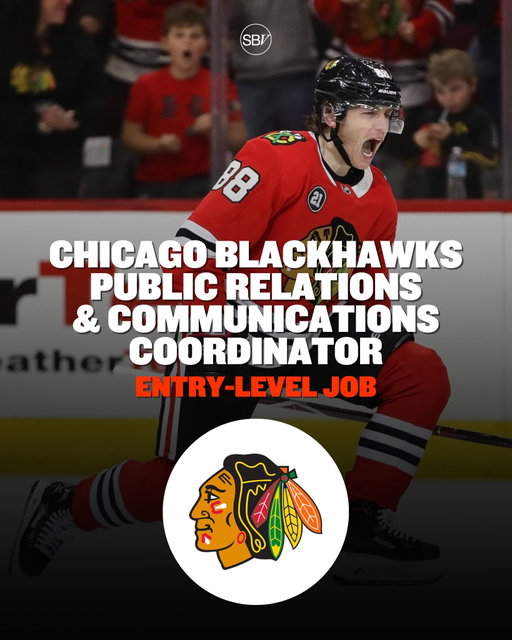 Want to shape an NHL team’s story?

The Chicago Blackhawks are hiring a Brand PR & Corporate Communications Coordinator!

You’ll write press materials, publish digital content, coordinate campaigns, support media opportunities, and track how the brand earns attention.

Apply to this job now on our @sportsbusinessventures job board through the link in our bio! This will close fast!

Salary: $50,000 - $53,000/yr

@nhlblackhawks

#SportsJobs #ChicagoBlackhawks #NHLJobs #SportsPR #CorporateCommunications