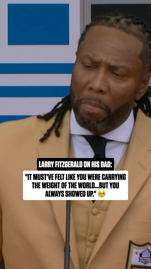 @larryfitzgerald’s dad would be so proud right now ❤️

@ProFootballHOF Enshrinement on @NFLNetwork
Stream on @NFLPlus