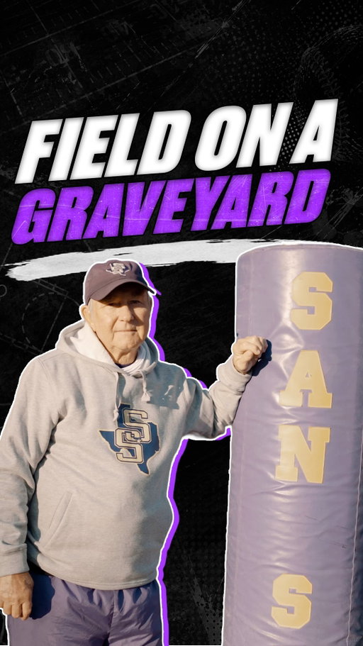 The San Saba Armadillos in San Saba, Texas play on top of a centuries old cemetery… 

And many of the locals says those spirits that were left underground still help (and hurt them) during games to this day 💀😳