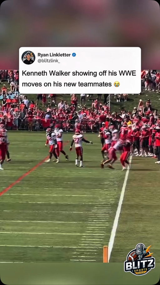 Kenneth Walker has been a Chief for five minutes and he’s already suplexing his own teammates at practice. 😭

Walker and Alohi Gilman got into it during Chiefs training camp before Walker took him straight to the ground like a WWE wrestler. Apparently those old wrestling skills haven’t gone anywhere.

This is exactly the type of juice Kansas City’s offense needed. Walker brings a completely different level of explosiveness to the backfield, and if he can give the Chiefs the dynamic rushing threat they’ve been missing, we could see this offense start looking a lot more like the Chiefs of old.

Will the Chiefs return to the playoffs this season?

#NFL #Chiefs #KennethWalker #KansasCityChiefs #Football