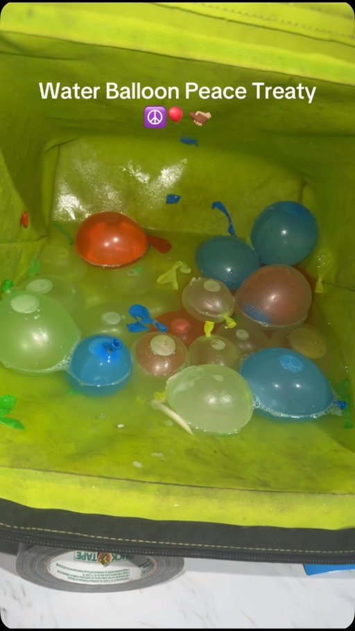 I’m just trying clear my name… I HAD TO CANCEL 🎈💔🚓 #BalloonFight #WaterBalloon #frozenballoon #evilgenius #PeaceTreaty