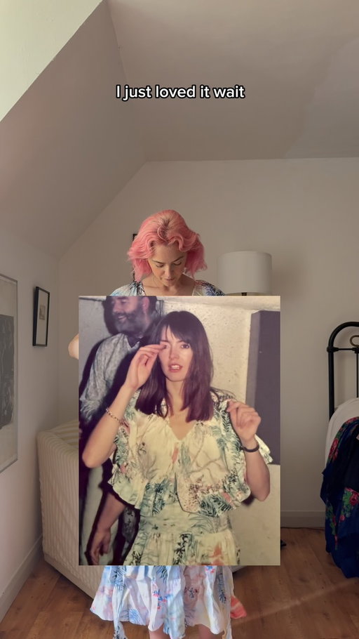 Behind the scenes going through my mum’s wardrobe to choose looks for the poster of my show “Things My Mother Did”. The fact that she went on holiday with 4 men in a year but thinks no bra is “risqué” is beyond me 😂 all tour dates and links in my bio ❤️