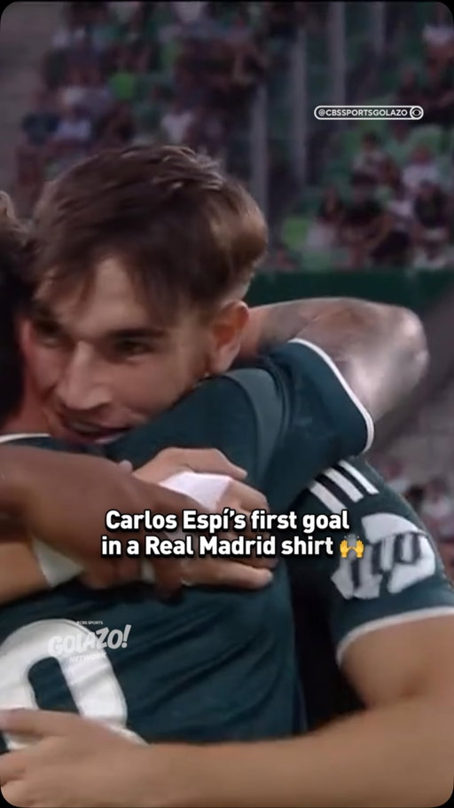 Fede Valverde sets Carlos Espí up for his first goal for Real Madrid 🤍