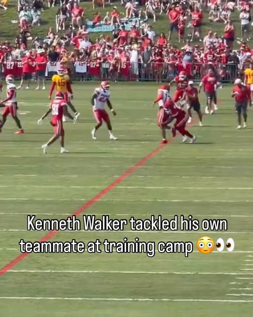 CHIEFS TRAINING CAMP IS HEATING UP 👀🍿 (via CJScoobs/X)