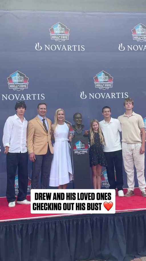 Brees fam takes it in 🥹