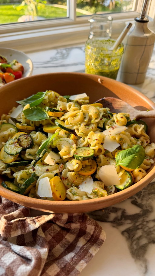 When an impromptu dinner turns into something way too good not to share 🤤

Are you all interested in a full recipe? Let me know! 

#loveandlemons #zucchini #pasta #zucchinipasta #dinnerideas