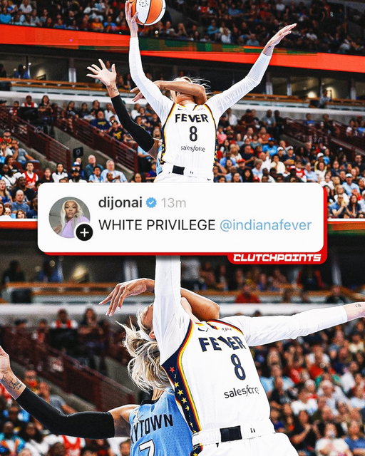 Tempers flared as DiJonai Carrington was ejected following a hard foul on Sophie Cunningham.

After a review, the foul was upgraded to a Flagrant 2, ending Carrington’s night.

The situation escalated after the play, with Carrington and Cunningham needing to be separated.

Following the ejection, Carrington took to Threads, posting: “WHITE PRIVILEGE @indianafever.”

Was the Flagrant 2 call the right decision? 👀

#sophiecunningham #dijonaicarrington #flagrant #wnba