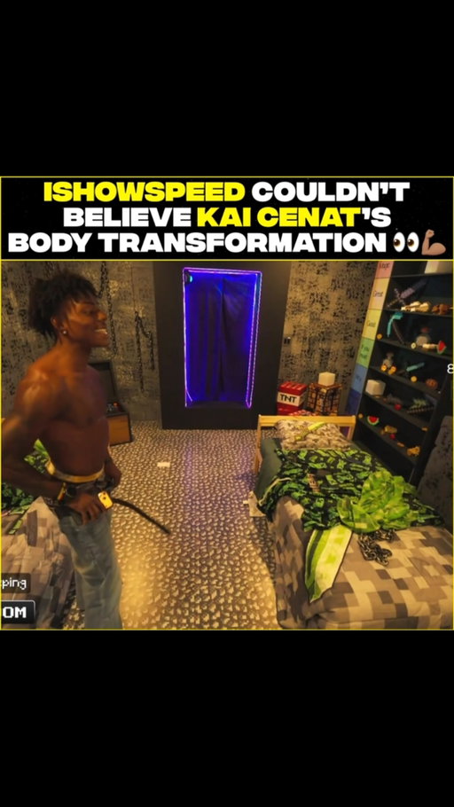 #IShowSpeed couldn’t believe Kai Cenat’s body transformation 👀💪🏽! #Viral #Explore #Explorepage #Trending