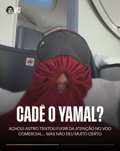 NEM NO AVIÃO O HOMEM TEM SOSSEGO! 😂✈️

Lamine Yamal mostrou nas redes sociais o “esquema” que arrumou pra passar despercebido durante um voo comercial e conseguir alguns minutinhos de paz! 👀

IMAGINA TER QUE SE CAMUFLAR DESSE JEITO PRA VIAJAR TRANQUILO… 

#CoberturaCazéTV #cztv19 #Yamal