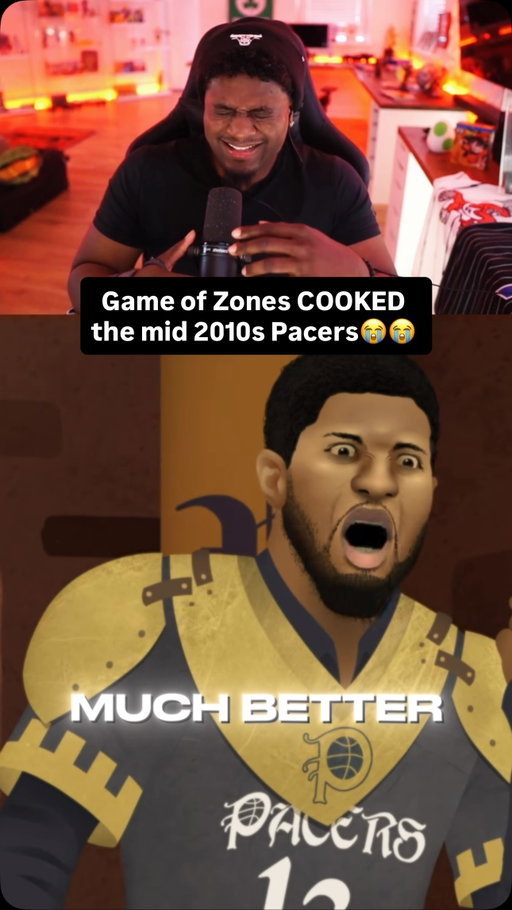 Game of Zones did an incredible bit about the mid (pun intended) 2010s Pacers 😭😭

They were going places before PG’s injury though 

#nba #nbafunny #paulgeorge #fyp #reels