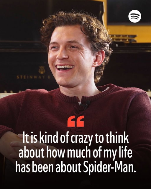 Your friendly neighborhood Spider-Man is back 🕷️ Watch Tom Holland on ‘Happy Sad Confused’ on @Spotify