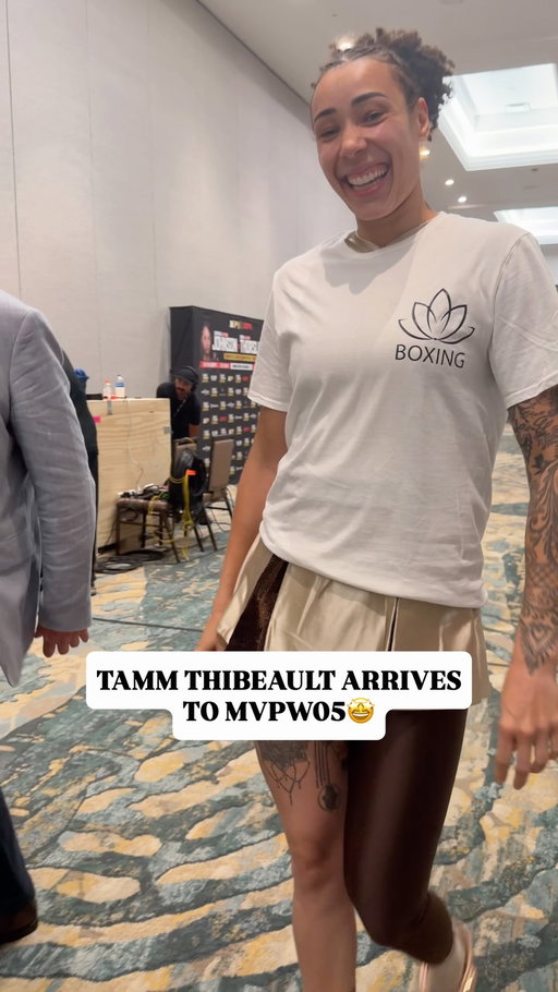 @tammthibeault arrives to MVPW05 for the biggest fight of her professional career🤩💫

#MVPW05 | Prelims are LIVE NOW on ESPN+ | Main Card 10PM EST | ESPN 🇺🇸 | Sky Sports 🇬🇧