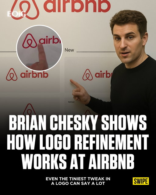 A logo is more than just a design. It’s a major part of a company’s identity, whether you’re building a startup or running an $80 billion company.

Airbnb CEO Brian Chesky understands this well. Even at Airbnb’s scale, he saw room to improve and wasn’t afraid to make changes.

It shows how much thought goes into great design. A logo isn’t just a symbol. It represents the brand, its identity, and the story behind it.

Follow us (@entrepreneursonig) for everything related to entrepreneurs