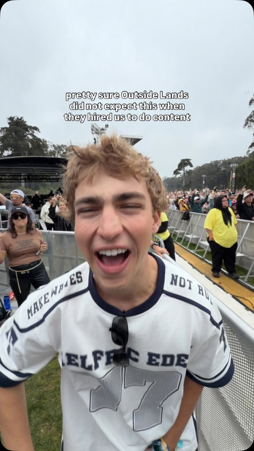 pov: @dylangold0 at a @laszewo set #osl #outsidelands #sanfrancisco #bayarea #laszewo