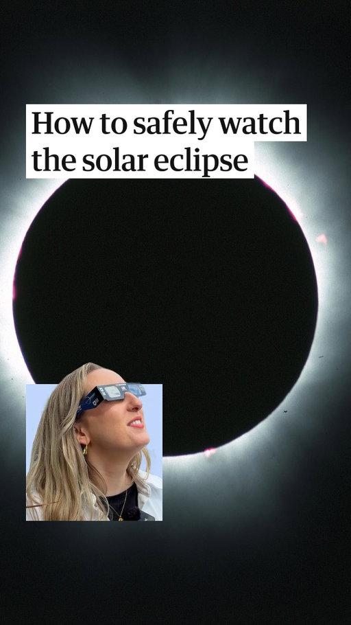 On August 12, the moon will pass in front of the sun, completely obscuring it in a solar eclipse. 

According to Nasa, parts of Greenland, Iceland, Spain, Russia and Portugal will experience a total solar eclipse. In the UK, there will be a partial eclipse, with up to 96% of the sun covered, the deepest eclipse the country has seen since 1999.

But no matter where you’re hoping to watch from, it’s important to protect your eyes. The Guardian’s Sarah Ann Harris ( @sarah.ann.harris ) explains.