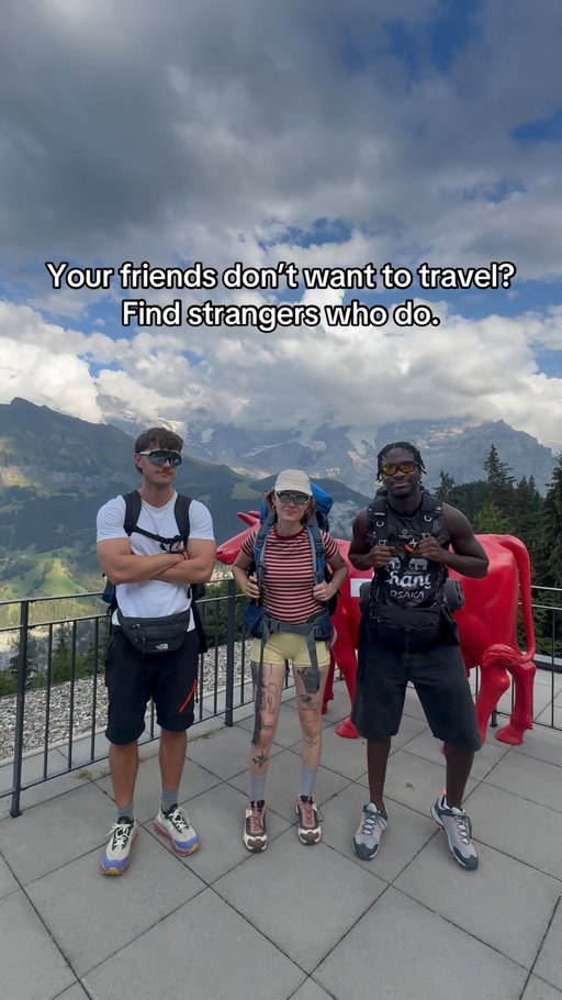 We met on Instagram…
now we’re hiking Switzerland together 🇨🇭

#hiking #travel #alps #friend