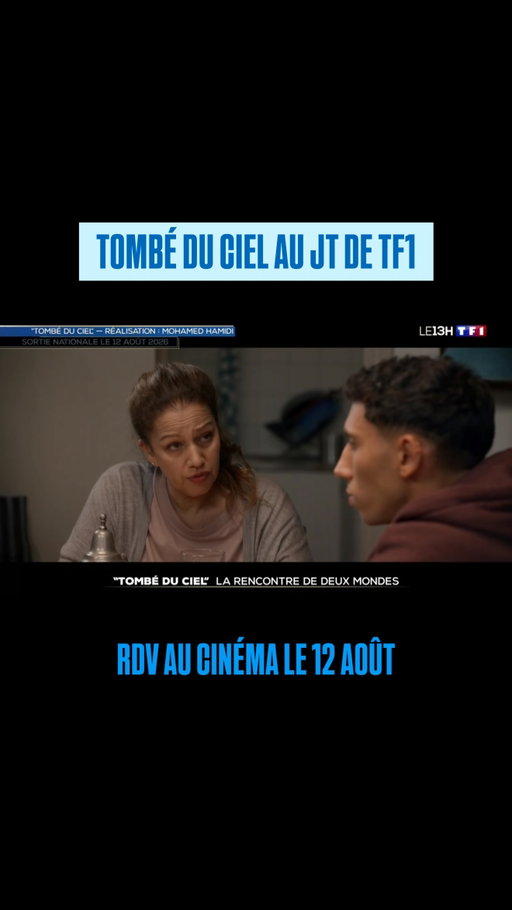 TOMBÉ DU CIEL AU JT DE TF1 ❤️
#TombéDuCielLe12Aout
Merci ma prof de français et mon prof d’anglais !