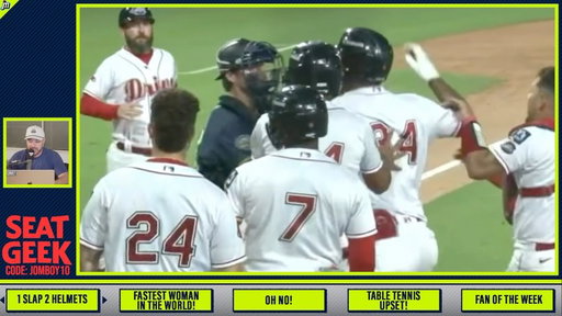 Red Sox highly-ranked prospect slaps the opposing catcher in the head. Everything you missed that you never planned on watching

#baseball #trackandfield #rockclimbing #soccer #tabletennis