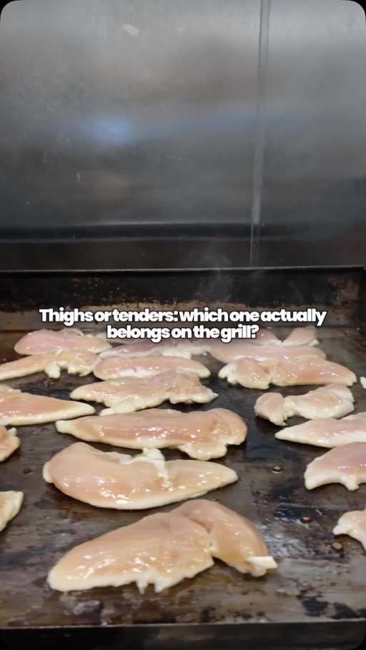 Thighs are forgiving, but tenders are a statement. 

With zero heavy grease to mask the flavor, a solid brine keeps them ridiculously tender and juicy straight off the grate.

Are you staying safe with thighs or going for tenders? 🥢 #bowlsofrice #thighs #tenders #grill