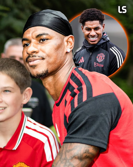 Marcus Rashford returned to Man United training today for the first time since January 2025 😍

Redemption arc loading for the Red Devils’ new number 14 😈💫