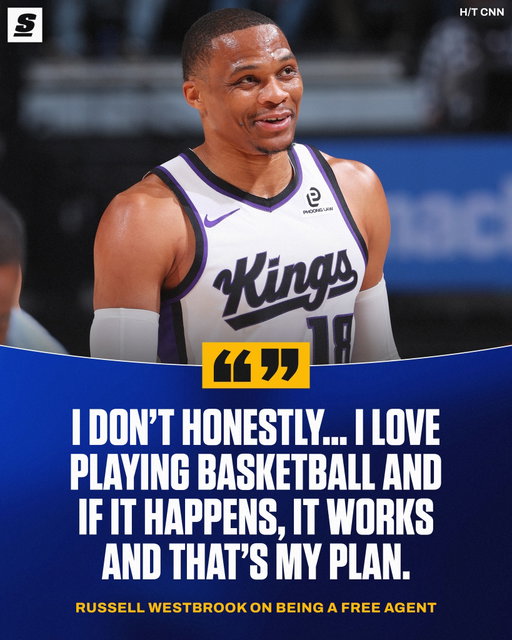 Which team could use Russell Westbrook this season? 🤔
[h/t @cnn]